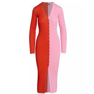 STAUD SHOKO SWEATER | POPPY ROSEBUD